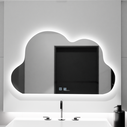 Cloud LED Mirror 60x40cm, Nuvola Touch, Demister System, Dimable Mirrors Korman E Заглавие по подразбиране Alessandro Design