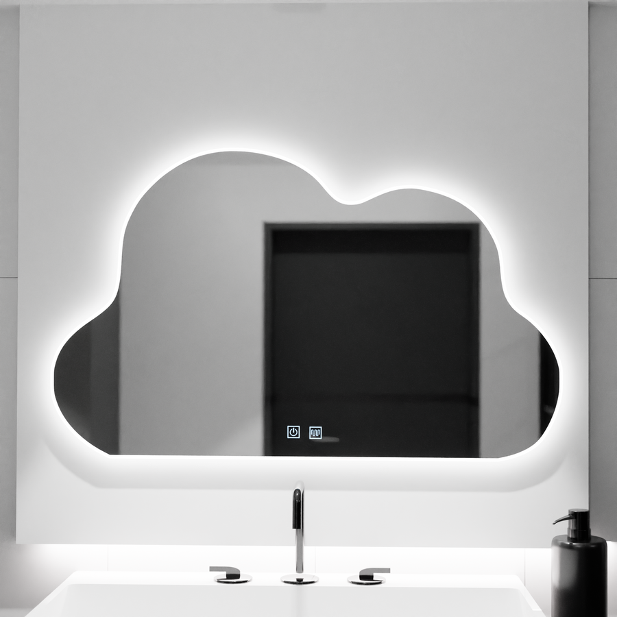 Cloud LED Mirror 60x40cm, Nuvola Touch, Demister System, Dimable Mirrors Korman E Заглавие по подразбиране Alessandro Design