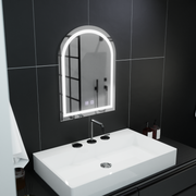 Сводесто LED огледало 60x80cm, Arco Touch, Demister System, Dimmable Mirrors Korman E Заглавие по подразбиране Alessandro Design