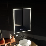 Правоъгълно LED огледало, 60x80cm, VillayTouch Marcello, Demister System, Dimable