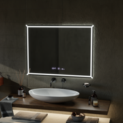 Правоъгълно LED огледало, 80x60cm, VillayTouch Marcello, система за обезпотяване, Dimabila Mirrors Marcello Заглавие по подразбиране Alessandro Design