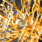 Cristal Brooks 3x G9 Gold Стенна лампа Заглавие по подразбиране Alessandro Design Интериорна стенна лампа