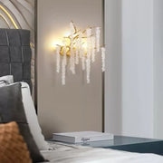 Стенна лампа Cristal Chandler 3x G9 Gold Интериорна стенна лампа Заглавие по подразбиране Alessandro Design