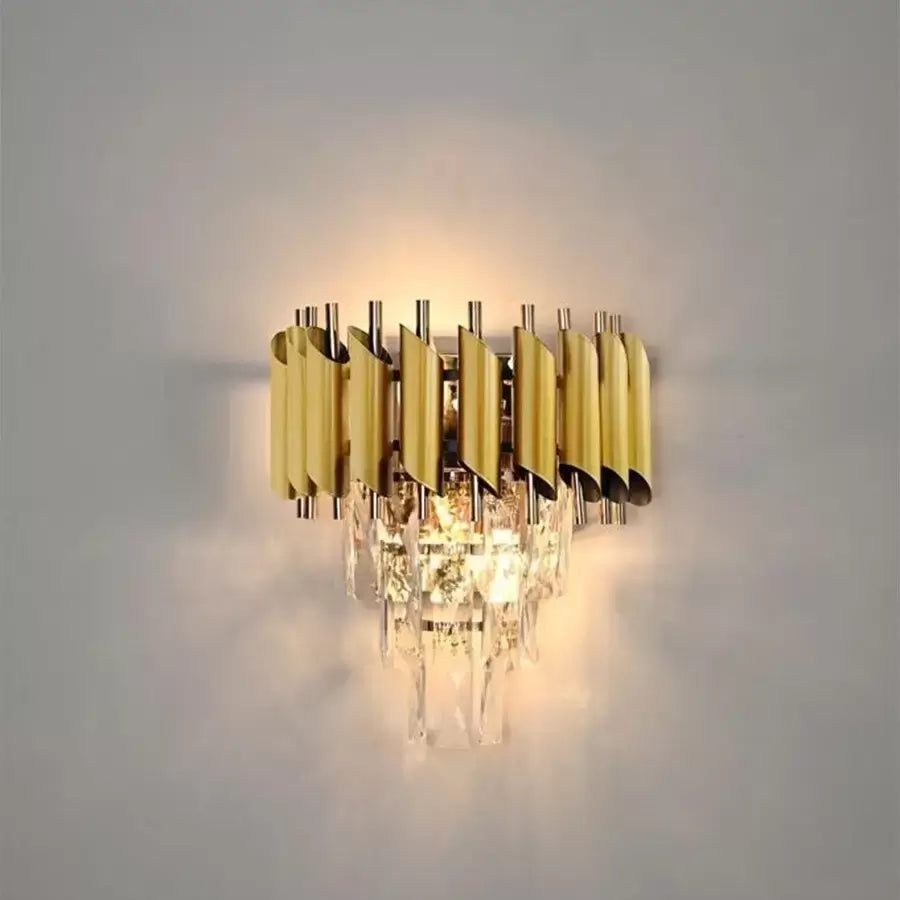 Лампа Cristal Roy 2x E27 златна вътрешна лампа Заглавие по подразбиране Alessandro Design