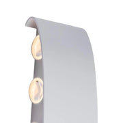 Fantas LED стенна лампа за вътрешна/външна употреба, 10 източника x 1W, IP65, бяла, 3000K