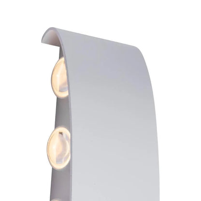 Fantas LED стенна лампа за вътрешна/външна употреба, 10 източника x 1W, IP65, бяла, 3000K