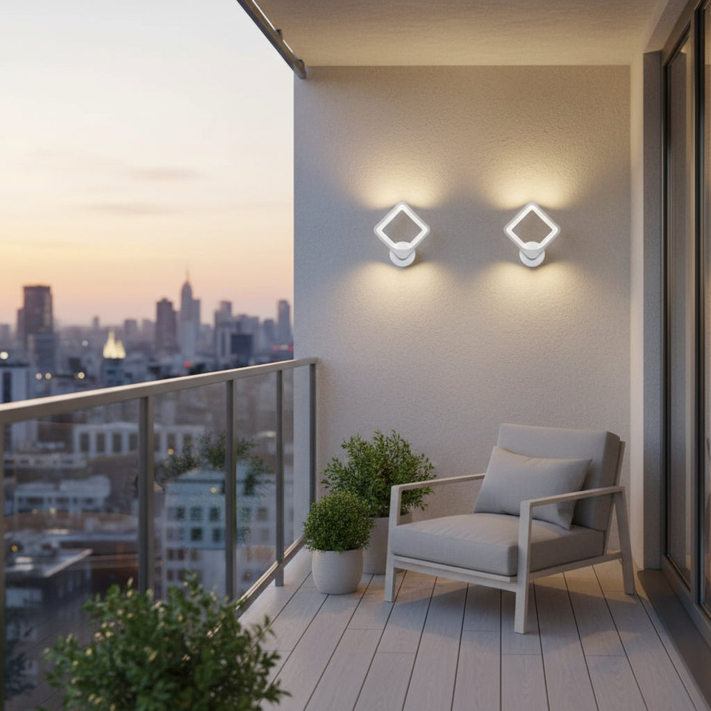 Akila LED стенна лампа, 15W, бяла, студена/топла/неутрална светлина Вътрешни стенни лампи Заглавие по подразбиране Alessandro Design