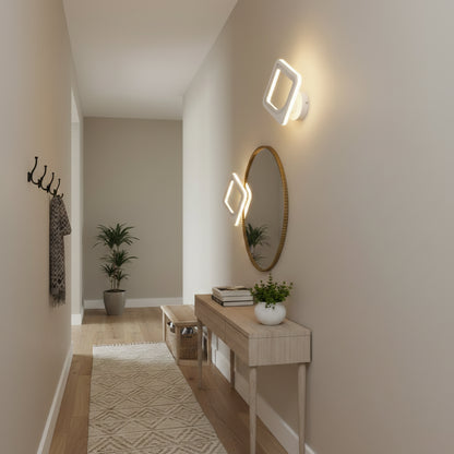 Akila LED стенна лампа, 15W, бяла, студена/топла/неутрална светлина Вътрешни стенни лампи Заглавие по подразбиране Alessandro Design