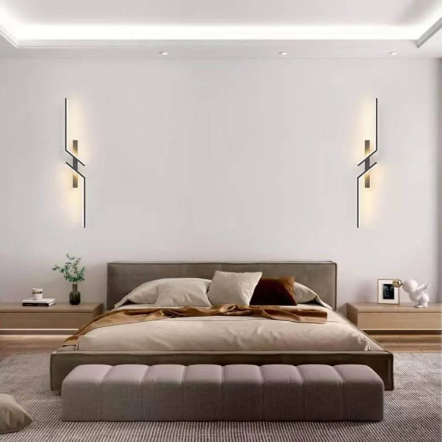 Avyaan LED стенна лампа 22W Черна Вътрешни стенни лампи Заглавие по подразбиране Alessandro Design