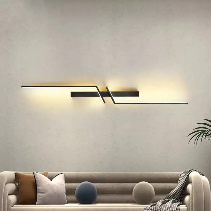 Avyaan LED стенна лампа 22W Черна Вътрешни стенни лампи Заглавие по подразбиране Alessandro Design