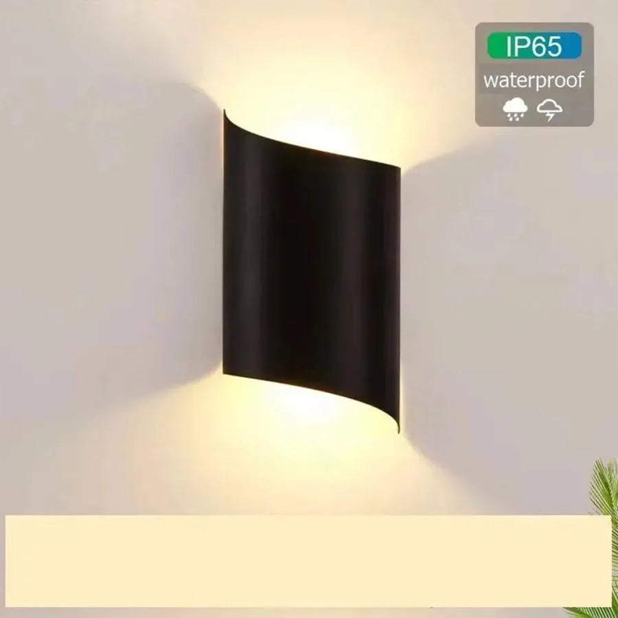 Външна LED стенна лампа Hande 10W IP65 черна Външни стенни лампи Заглавие по подразбиране Alessandro Design
