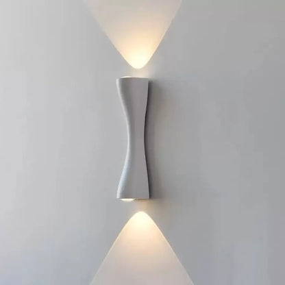 Augustine 6W външна LED стенна лампа Бяла външна стенна лампа Заглавие по подразбиране Alessandro Design