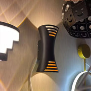 Brycen Външна LED стенна лампа 10W златисто черна външна стенна лампа Заглавие по подразбиране Alessandro Design