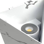 Eden Външна LED стенна лампа 10W Бяла външна стенна лампа Заглавие по подразбиране Alessandro Design