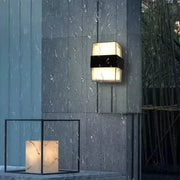 Външна LED стенна лампа Kennedy 12W White Black Външни стенни лампи Заглавие по подразбиране Alessandro Design
