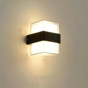 Външна LED стенна лампа Kennedy 12W White Black Външни стенни лампи Заглавие по подразбиране Alessandro Design