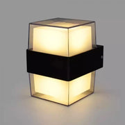 Външна LED стенна лампа Kennedy 12W White Black Външни стенни лампи Заглавие по подразбиране Alessandro Design