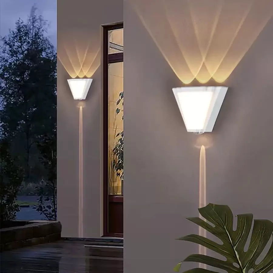 Kyler 9W бяла LED външна стенна лампа