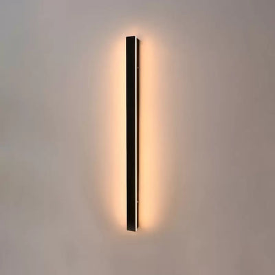 Saul 25W външна LED стенна лампа Черно бяла