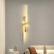 LED стенна лампа Gavin 18W Бяло злато Вътрешни стенни лампи Заглавие по подразбиране Alessandro Design