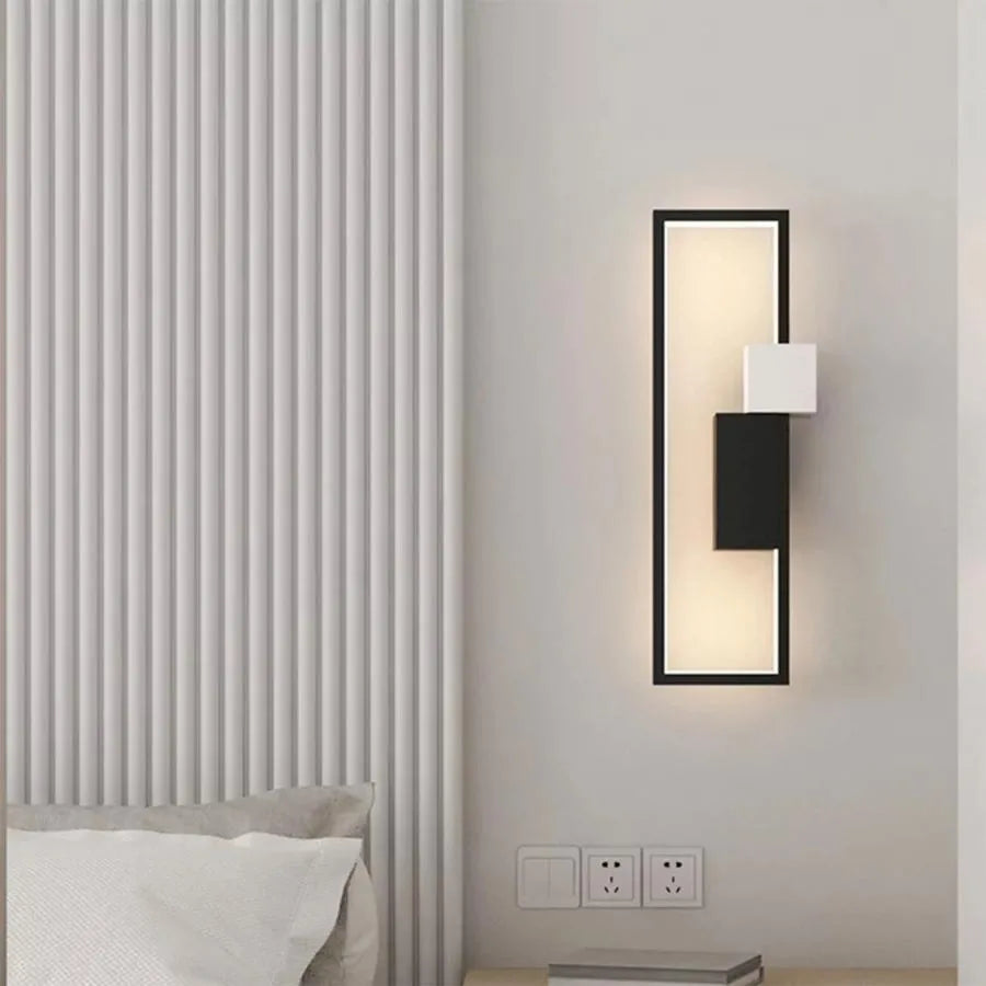 Gizeh LED стенна лампа 17W, черна Външни стенни лампи Заглавие по подразбиране Alessandro Design