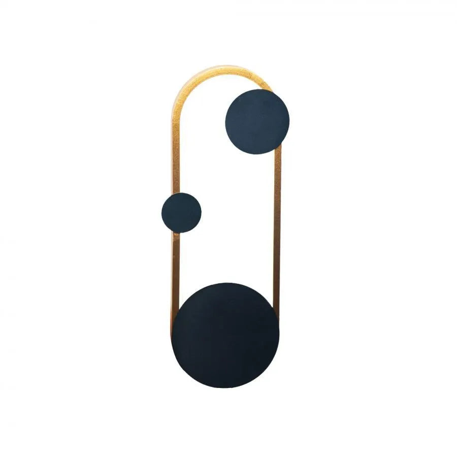 Gruvix LED стенна лампа, 26W, злато с черно, студена/топла/неутрална светлина Вътрешни стенни лампи Заглавие по подразбиране Alessandro Design
