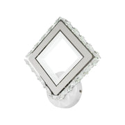 TERRANO LED стенна лампа с кристали, квадратна, 24W, студена/топла/неутрална светлина, бели и вътрешни стенни лампи от неръждаема стомана Заглавие по подразбиране Alessandro Design