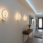 DAISY LED стенна лампа, 14W, студена/топла/неутрална светлина, бяла с кристални вътрешни стенни лампи Заглавие по подразбиране Alessandro Design
