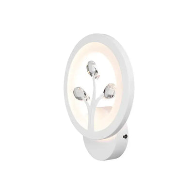 Нанесете LED DAISY, 13W, студена/гореща/неутрална светлина, бяла с кристал