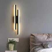 Lyra LED стенна лампа, 18W, акрил, черно-бели вътрешни стенни лампи Заглавие по подразбиране Alessandro Design
