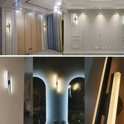 Lyra LED стенна лампа, 18W, акрил, черно-бели вътрешни стенни лампи Заглавие по подразбиране Alessandro Design