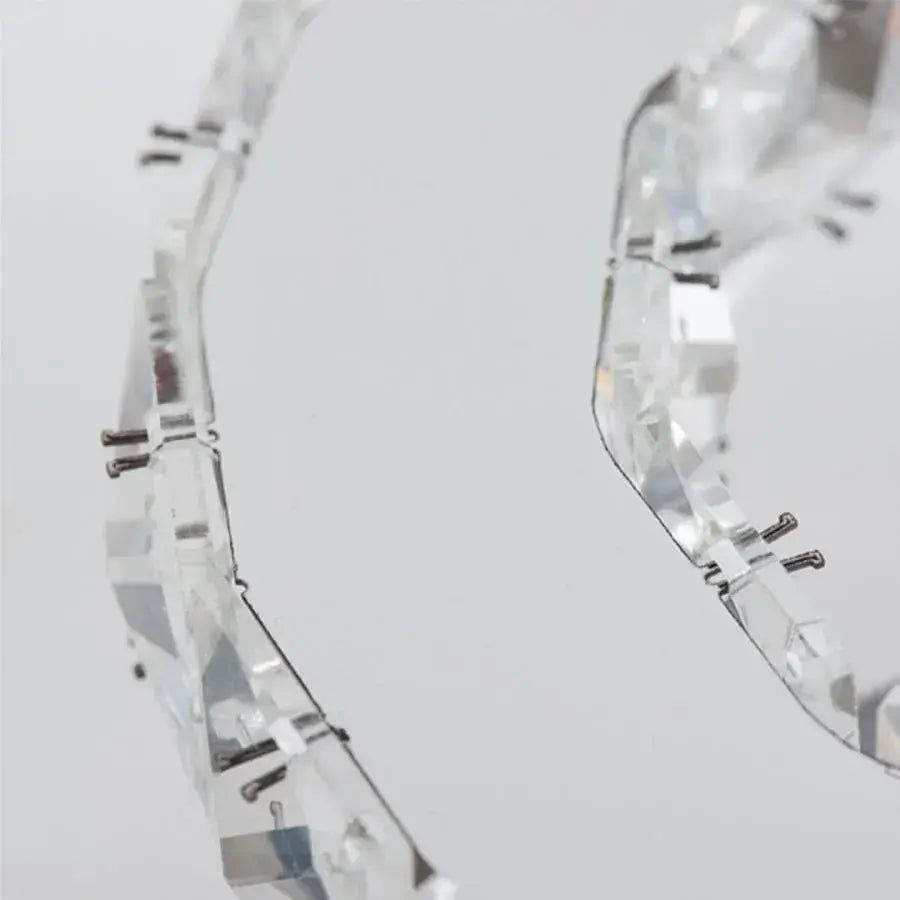 Кристален LED полилей MAJORA 8W, Диаметър 20 см, Студена/Топла/Неутрална светлина, Блестящ хром Кристални LED полилеи Заглавие по подразбиране Alessandro Design