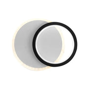 SMALON LED стенна лампа 26W, 2 кръга, студена/топла/неутрална светлина, черно бял LED полилей Заглавие по подразбиране Alessandro Design