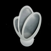 Лале LED стенна лампа 15W, студена/топла/неутрална светлина 3000K/4000K/6000K, бели, метални и акрилни вътрешни стенни лампи Заглавие по подразбиране Alessandro Design