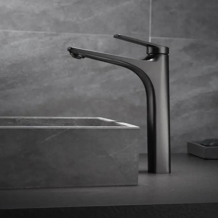 Смесител за мивка, санитарен месинг, сатен, 9927N Смесители за баня Заглавие по подразбиране Alessandro Design