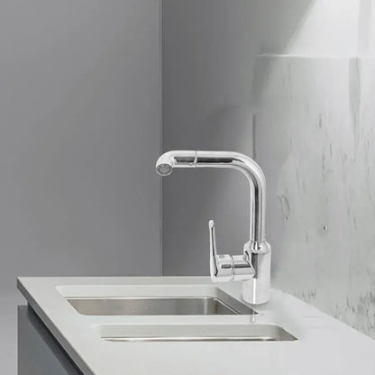Смесител за мивка, Chrome, CP101 Кухненски кранове Заглавие по подразбиране Alessandro Design
