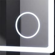 Правоъгълно LED огледало, 90x60 см, Souverain MotionGlow Marcello, система за обезпотяване, часовник и термометър, козметична лупа, димируеми огледала Marcello Заглавие по подразбиране Alessandro Design