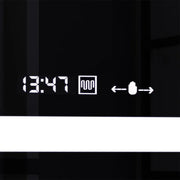 Правоъгълно LED огледало, 160x80 см, Verite MotionGlow Marcello, система за обезпотяване, часовник и термометър, димируеми огледала Marcello Заглавие по подразбиране Alessandro Design