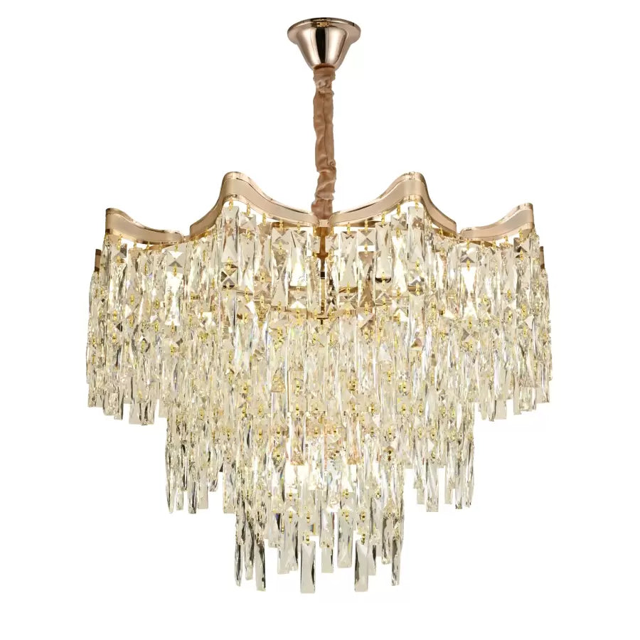 Bennett Cristal Candelabra 10x E27 златен кристален свещник Заглавие по подразбиране Alessandro Design