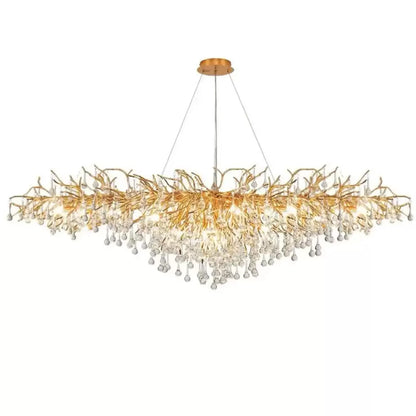 Kaiser Crystal Candelabra 13x G9 Диаметър 120cm Златен Crystal Candelabra Заглавие по подразбиране Alessandro Design
