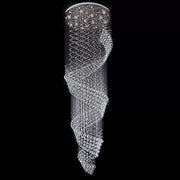 LED Crystal Candelabra 13 xGU10 Meili Chrome, Диаметър 80cm, Височина 240cm, Модел стълба Crystal Candelabra Заглавие по подразбиране Alessandro Design