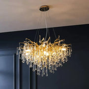 Кристален полилей Nathanael 7x G9 Gold Crystal Chandeliers Заглавие по подразбиране Alessandro Design