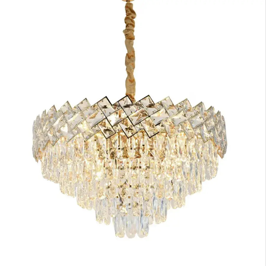 Villante Cristal Candelabra 10x E27 Златен кристален свещник Заглавие по подразбиране Alessandro Design
