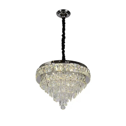 MEILI CRYSTAL CASCADA 500 – Кристален LED полилей, 112W, Ø500 mm, с дистанционно управление Кристални полилеи Заглавие по подразбиране Alessandro Design