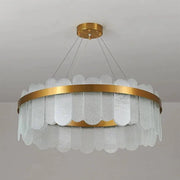 LED полилей с дистанционно управление Alvaro 128W Димируем златен свещник Cristal Заглавие по подразбиране Alessandro Design