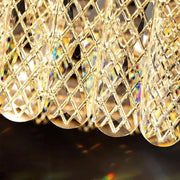 LED полилей с дистанционно управление Zakir 100W, Gold Candelabre Cristal Default Title Alessandro Design