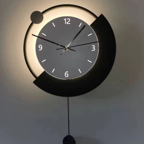 Luna декоративна LED стенна лампа 83W диаметър 120CM студена/неутрална/топла светлина черна