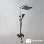 Душ колона с душ шапка и регулируема шапка, санитарен месинг, черен, 9920H Смесители и душ колони Заглавие по подразбиране Alessandro Design
