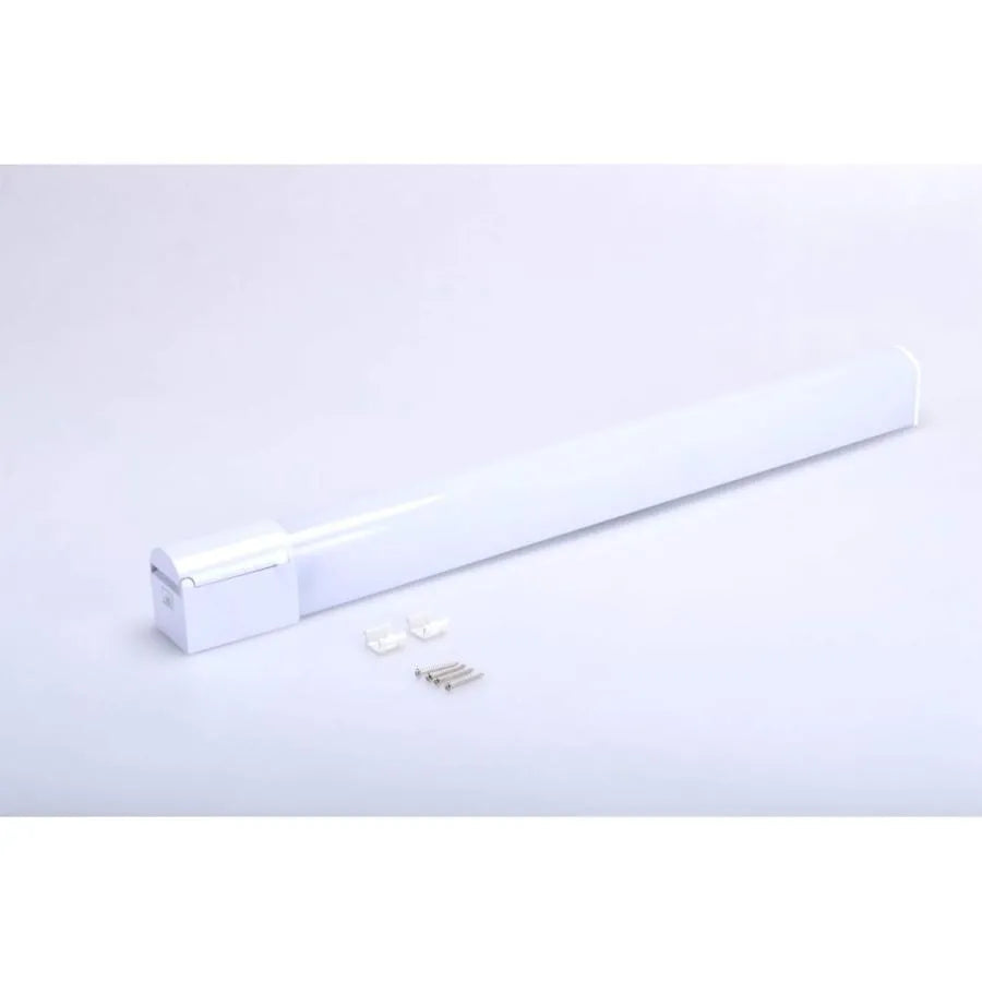LED тяло за баня с гнездо Anfisa 15W 4000K IP44 Бяла стенна лампа за баня Заглавие по подразбиране Alessandro Design
