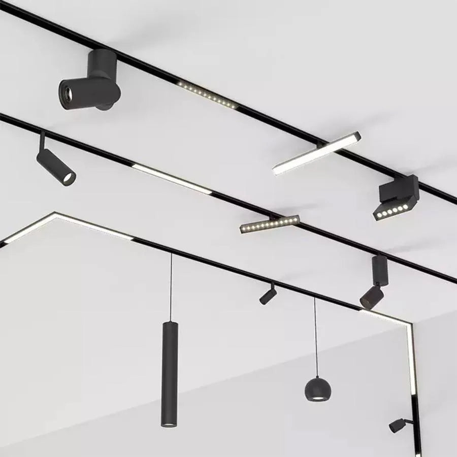 Магнитна LED решетка, фиксирана, 6 W, неутрална светлина, вградена, черна LED продукти Заглавие по подразбиране Alessandro Design